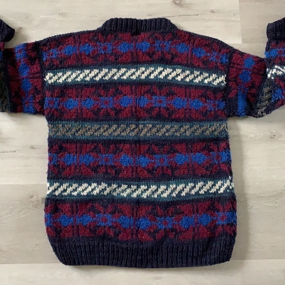 Rey Wear 100% Wool Heavy Sweater ski‎ vintage - Picture 9 of 9